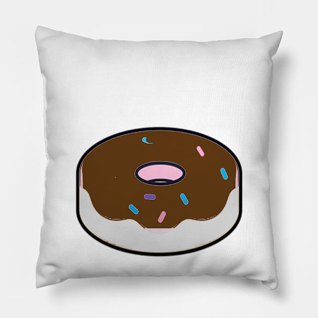 chocolate cake Pillow by holako5