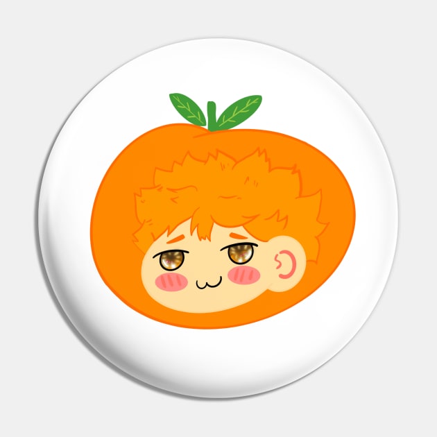 Hinata Orange Pin by sanasunflowers