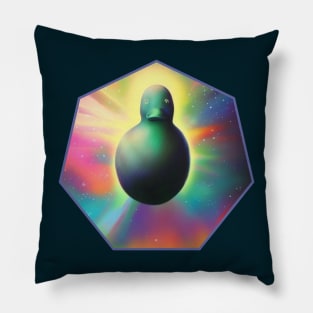 Cosmic duckie rubber duck Pillow