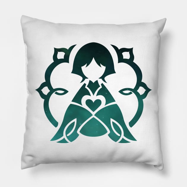 Genshin Impact Scaramouche Emblem - Constellation Pillow by GachaSlave