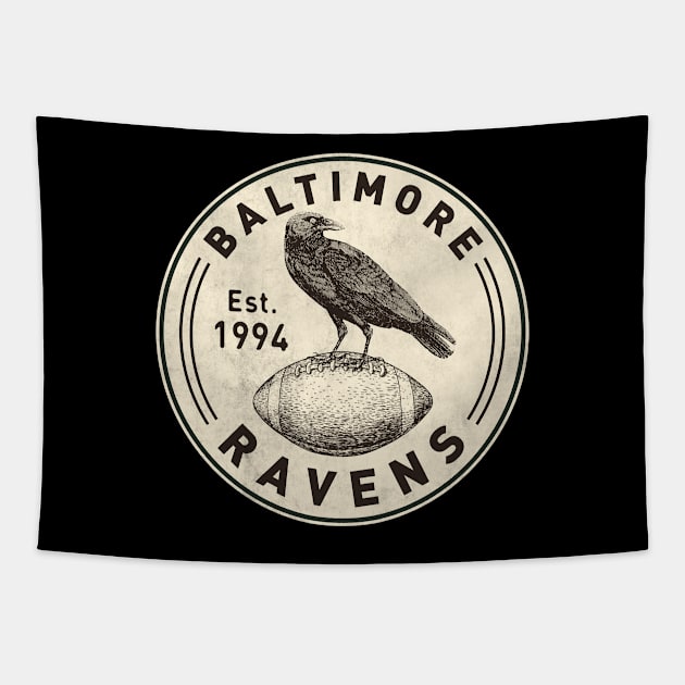 Vintage Baltimore Ravens by Buck Tee Tapestry by Buck Tee