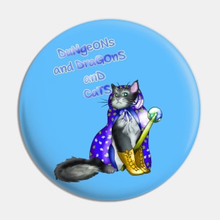 Pretty kitty dungeons and dragons and cats Pin