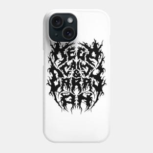 Keep Calm - Grunge Aesthetic - 90s Black Metal Phone Case