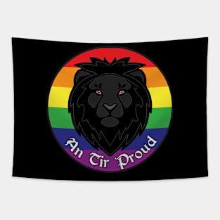 An Tir Pride - Pride Flag- Populace Badge Style 1 Tapestry