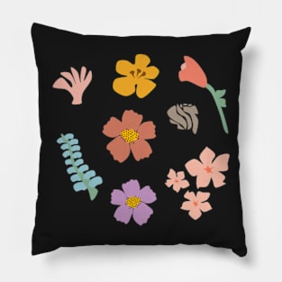 Fauvist Flowers Pillow