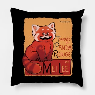 Tournée du Panda Rouge Pillow