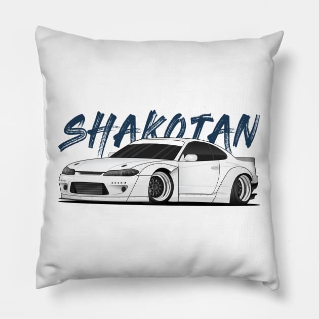 Silvia S14 Pillow by turboosted