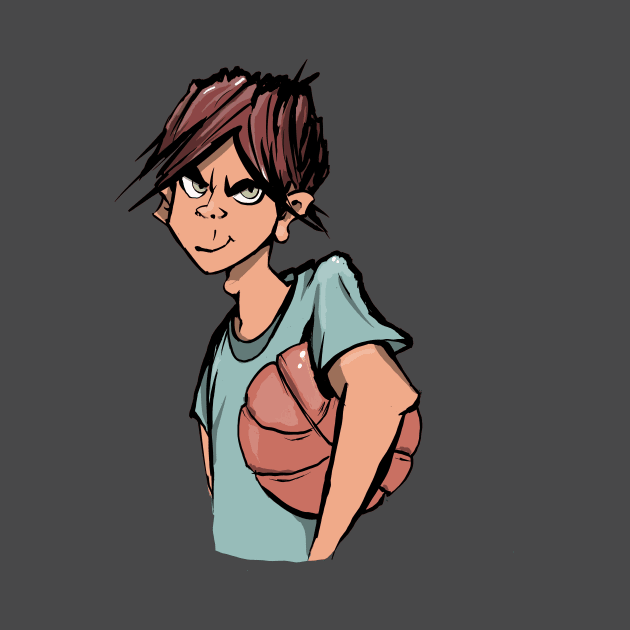 Street youth basketball player by Coop Art