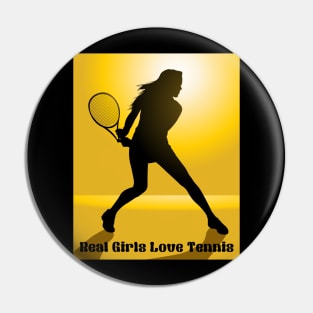 Tennis Girl Pin