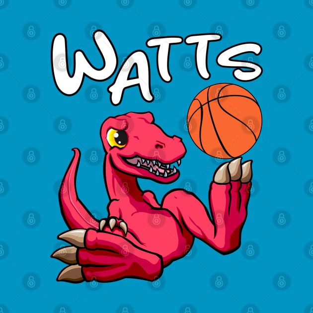 Watts Dinosaurs Basketball Squad Warmup Jersey by WavyDopeness