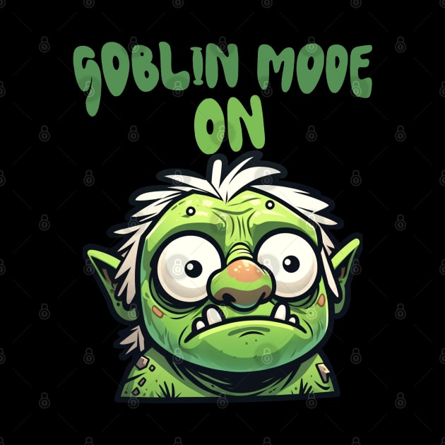 Goblincore Goblin 'Goblin Mode ON' by ShyPixels Arts