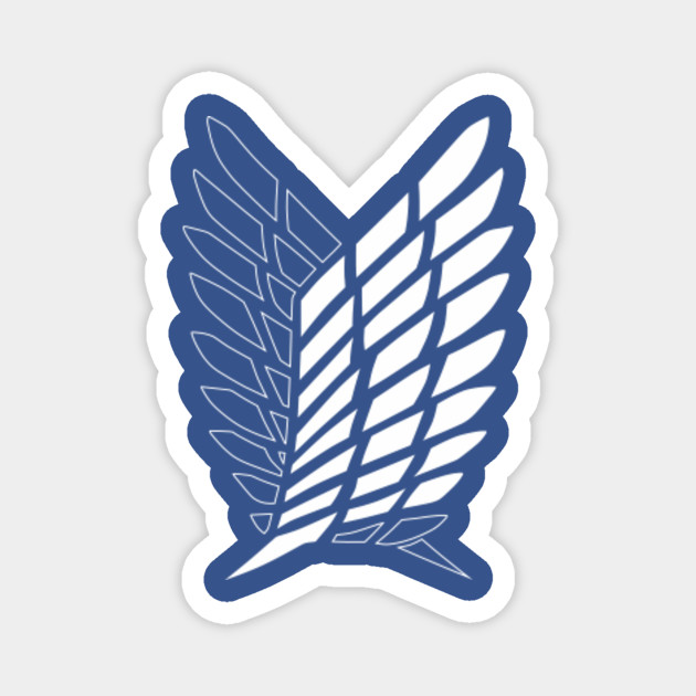 Survey Corps Logo Shingeki No Kyojin Magnet Teepublic