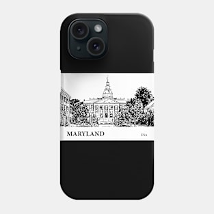 Maryland State USA Phone Case