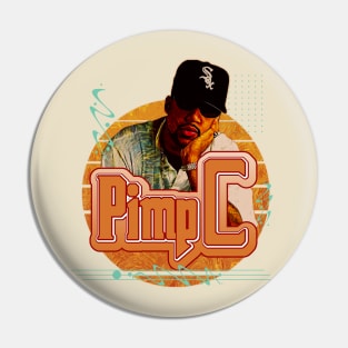 Pimp C \\ Retro Art Pin