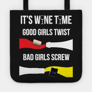 It's Wine Time! Tote