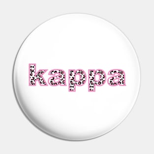 Kappa Leopard Design Pin