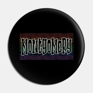 LGBTQ PATTERN USA MONTGOMERY Pin