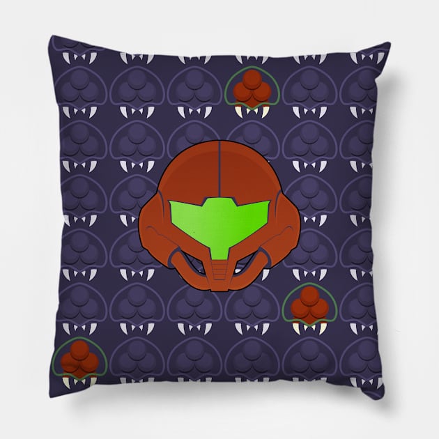 Samus Aran Pillow by DavidPaez