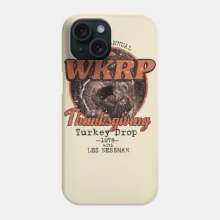 WKRP Turkey Drop with Les Nessman (Rough) Phone Case