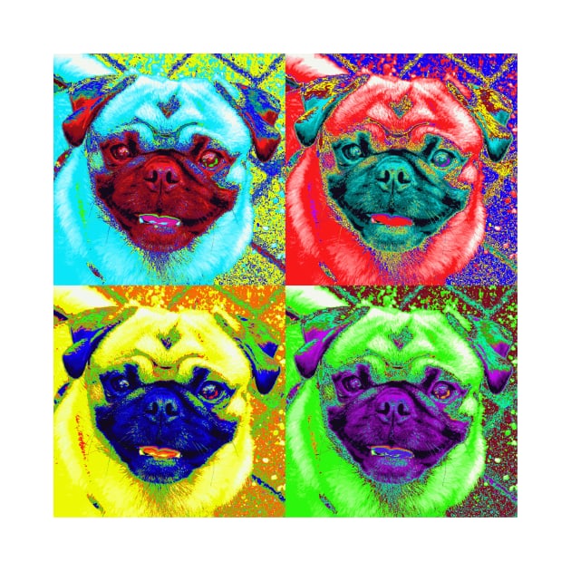 Pug Pop Art Design by Naves