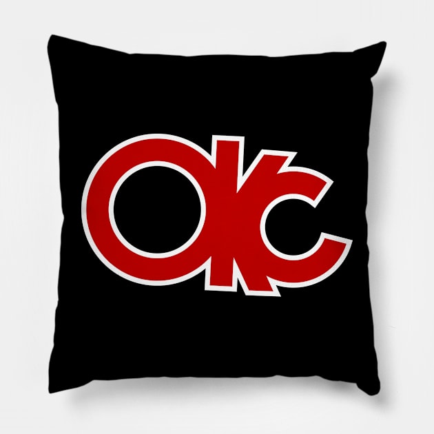 Retro Oklahoma City 89ers Baseball Pillow by LocalZonly