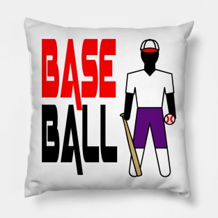 Base Ball Couple Pillow