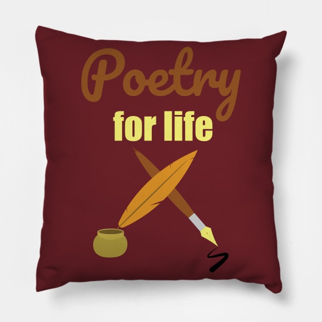 April - Poetry Month Pillow by Sidou01