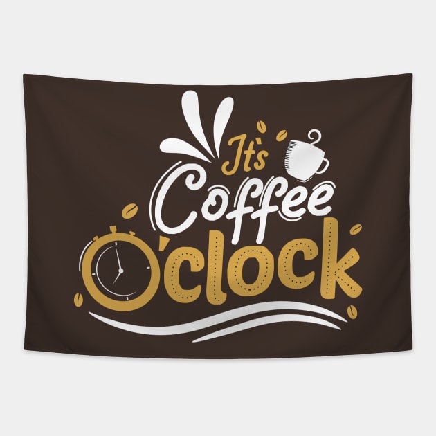 It's Coffee o' Clock Tapestry by G! Zone