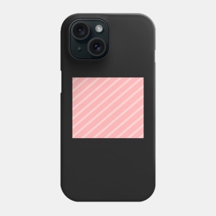 Diagonal lines - pink. Phone Case