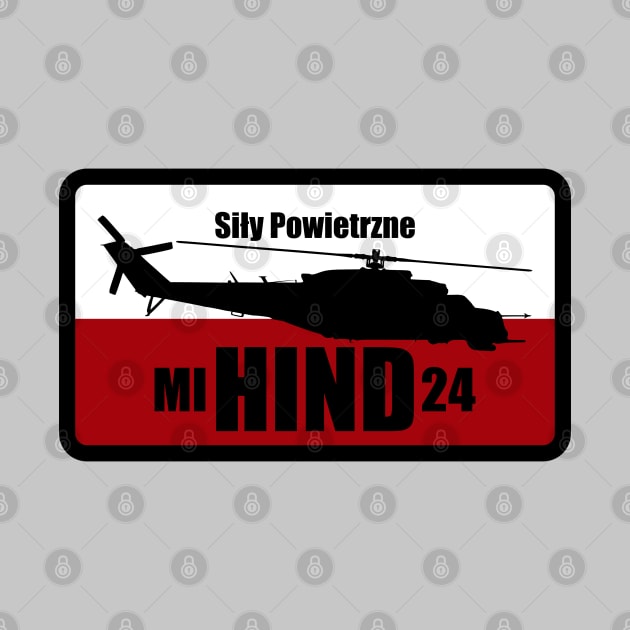 Polish Mi-24 Hind Patch by TCP