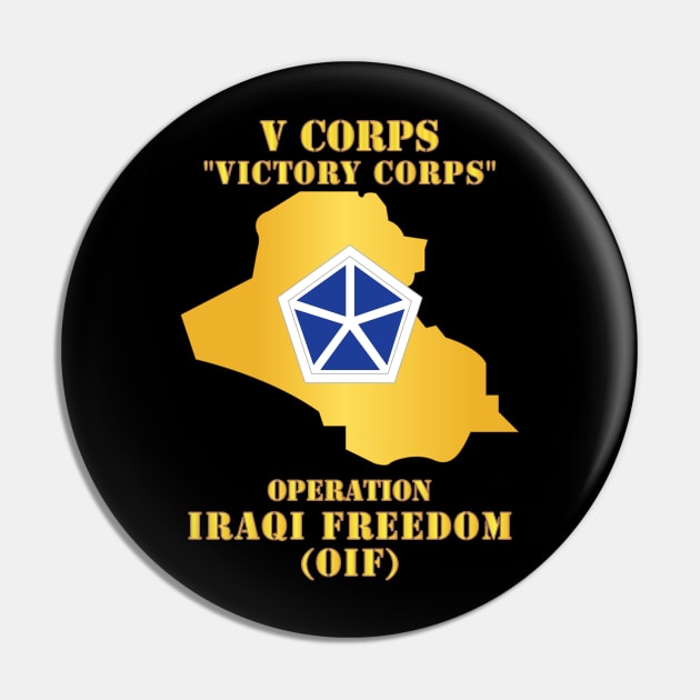 V Corps - OIF w Map Pin by twix123844