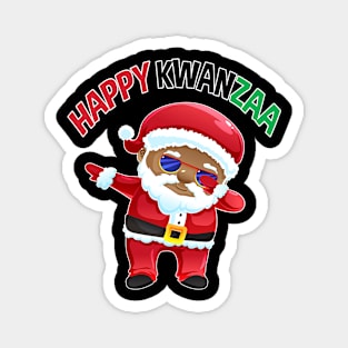 Black Christmas Happy Kwanzaa Merry African Holiday Magnet