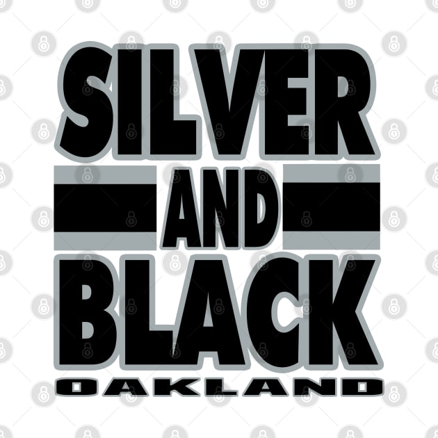 Oakland LYFE Silver and Black by pralonhitam