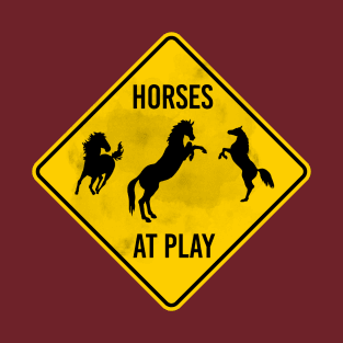 HORSES AT PLAY T-Shirt