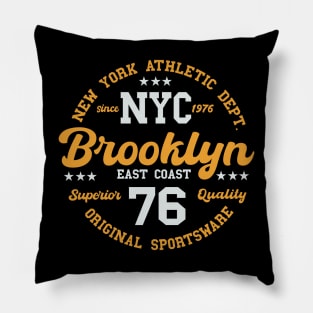 College Design New York Athletic Department Brooklyn NYC Original Sportsware Superiour Quality Pillow