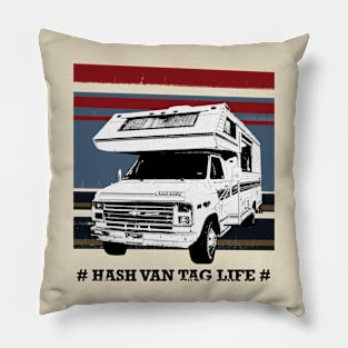 Hash Van Tag Life Pillow