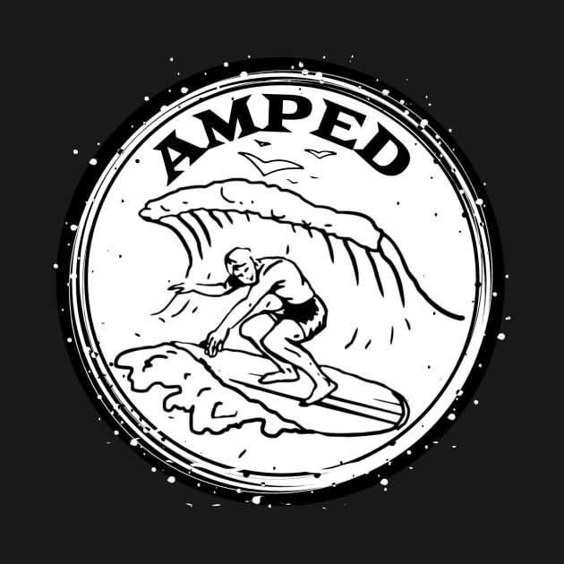 AMPED Surfer Dude, Surf Design by ArtisticEnvironments