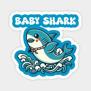 Kawaii Baby Shark Magnet