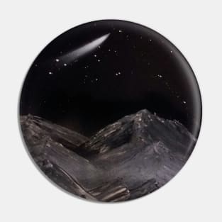 Comet over the mountains Pin