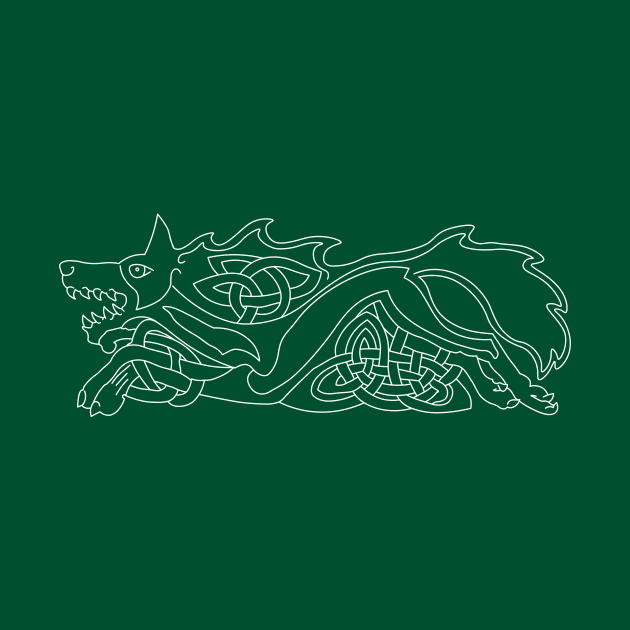 Celtic Wolf by LordNeckbeard