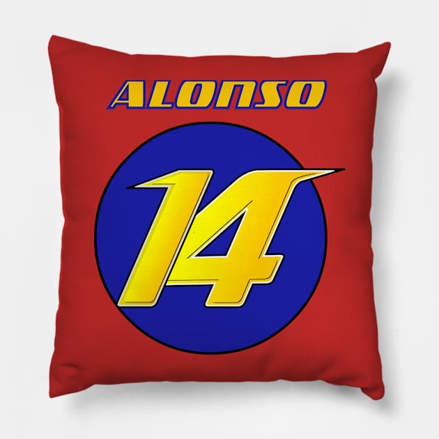 Fernando ALONSO #14_2014 Pillow by Cirebox