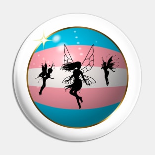 Trans Faerie Sillouette Pin