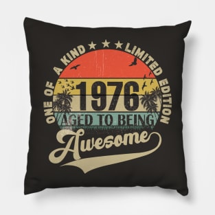 Vintage Year 1976 Pillow