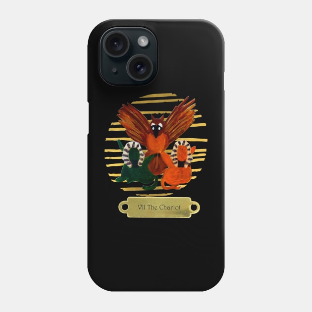 The Chariot Card Tarot Phone Case by PaintingsbyArlette