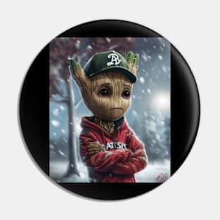 Groot Vs Atlanta Braves Spruce Up Swing Pin