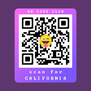 Scan for California, Qr Code Funny Memes -29 T-Shirt