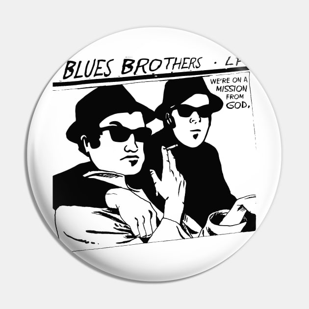 Blues Brothers Goo Parody Pin by darklordpug