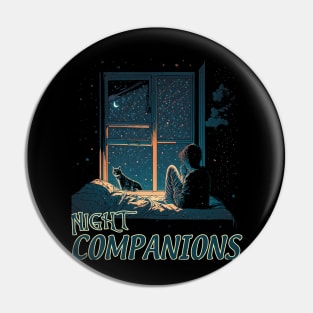 Night Companions Pin