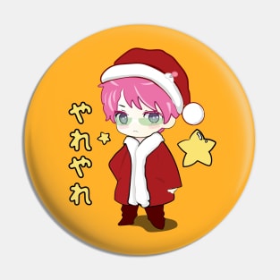 Santa Kusuo - Saiki Kusuo Christmas Chibi Pin