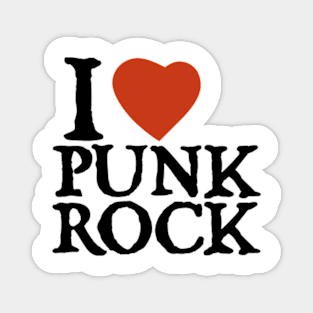 I Love Punk Rock Magnet